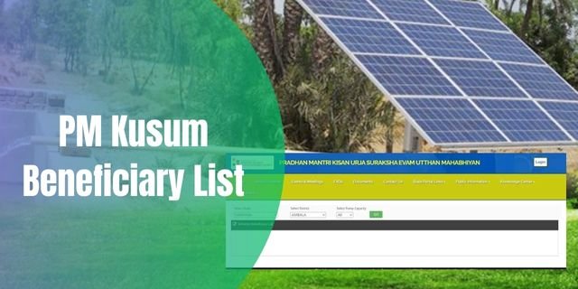 PM Kusum Beneficiary List